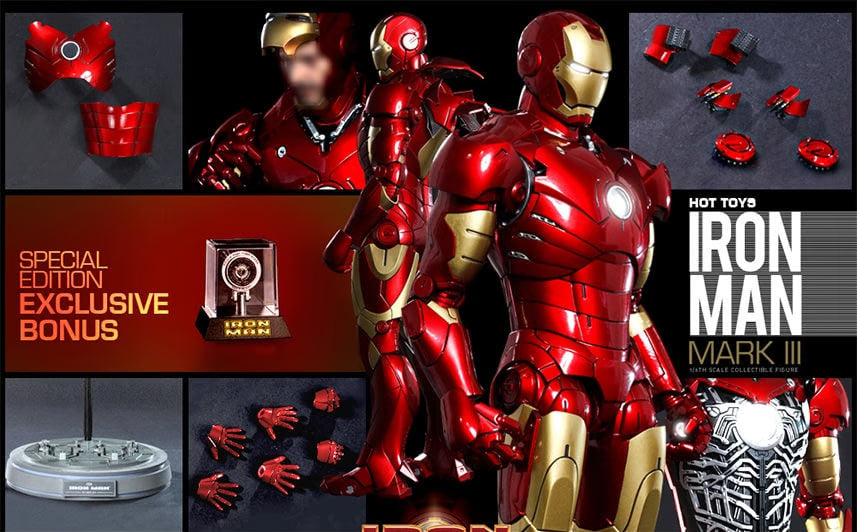 🔥Hot Toys MMS256D07 IRON MAN 1/6 IRON MAN SPECIAL EDITION