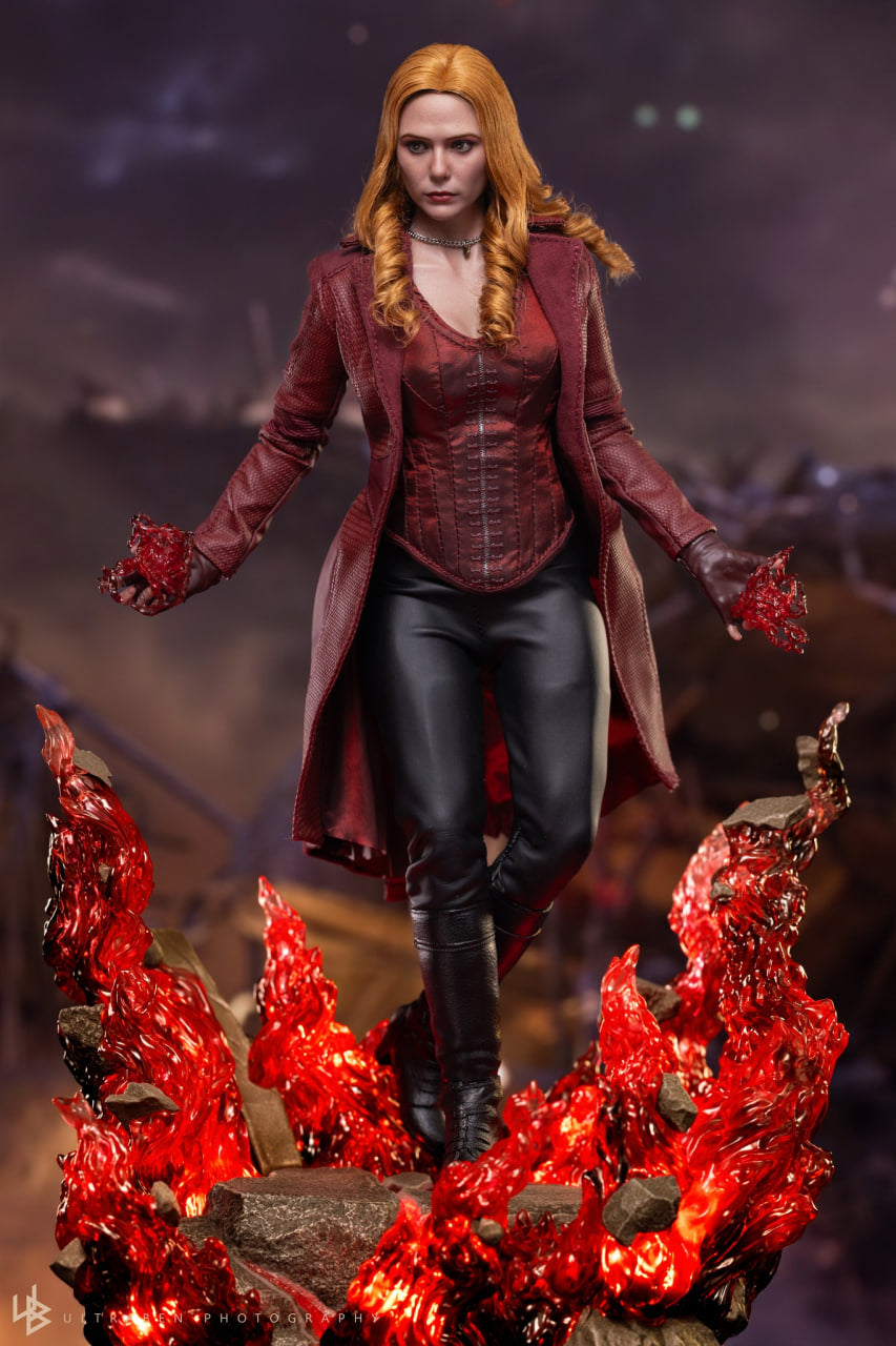READY🔥Hot Toys DX36AE Avengers Endgame Scarlet Witch 1/6th Scale Collectible Figure (Artisan Edition with Rooted Hair)
