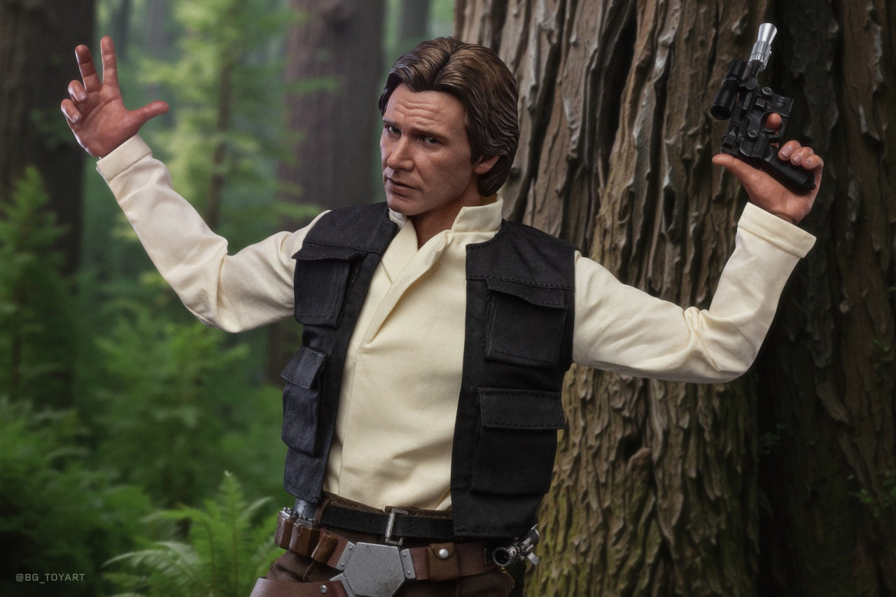 READY🔥Hot Toys MMS740 Star Wars Return of the Jedi Han Solo 1/6 Scale Collectible Figure
