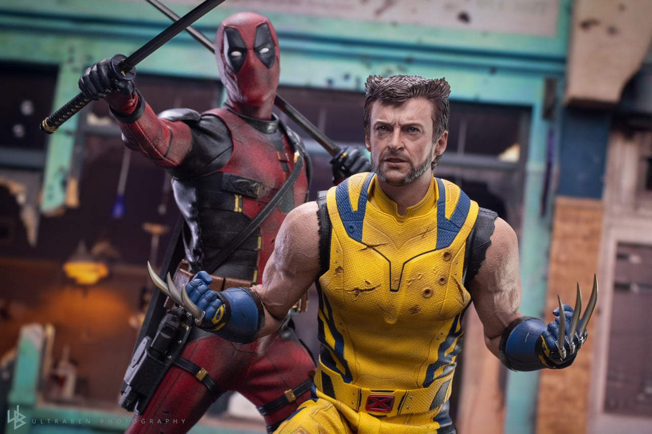 🔥Hot Toys MMS754 Deadpool and Wolverine - Wolverine 1/6 Scale Collectible Figure Deluxe Edition