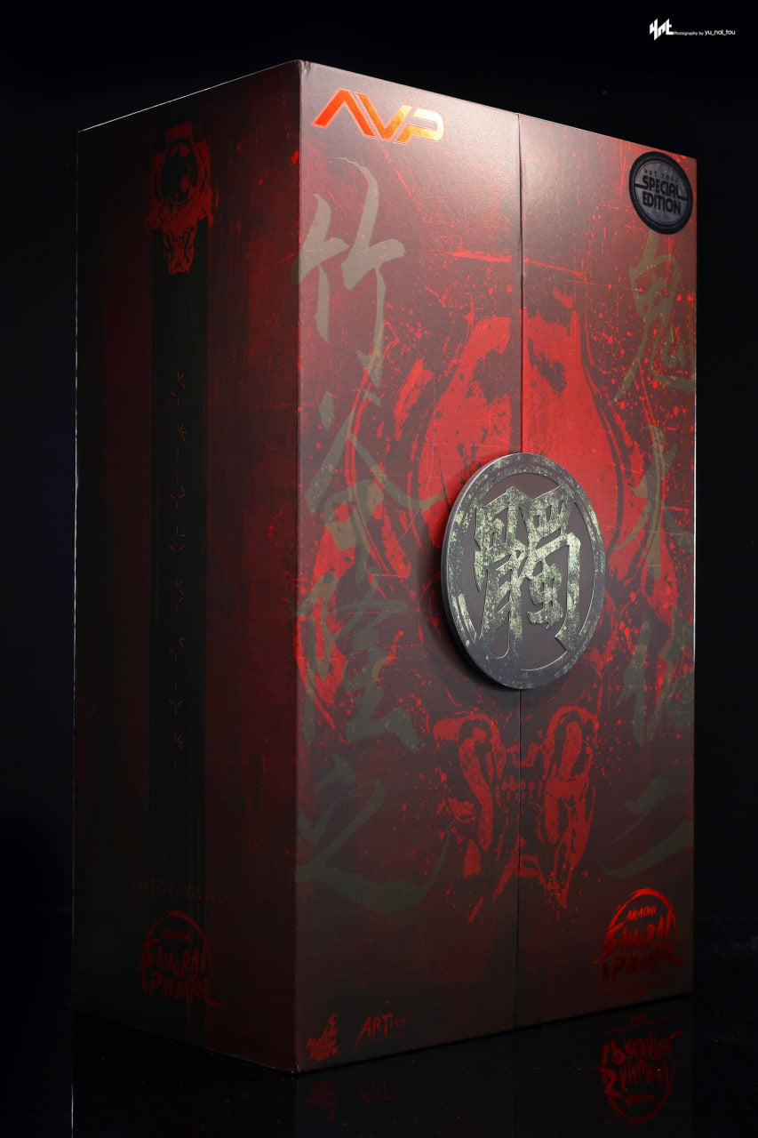 READY🔥Hot Toys AC06B Alien vs Predator 1/6th Scale Akaoni Samurai Predator Collectible Figure Special Edition