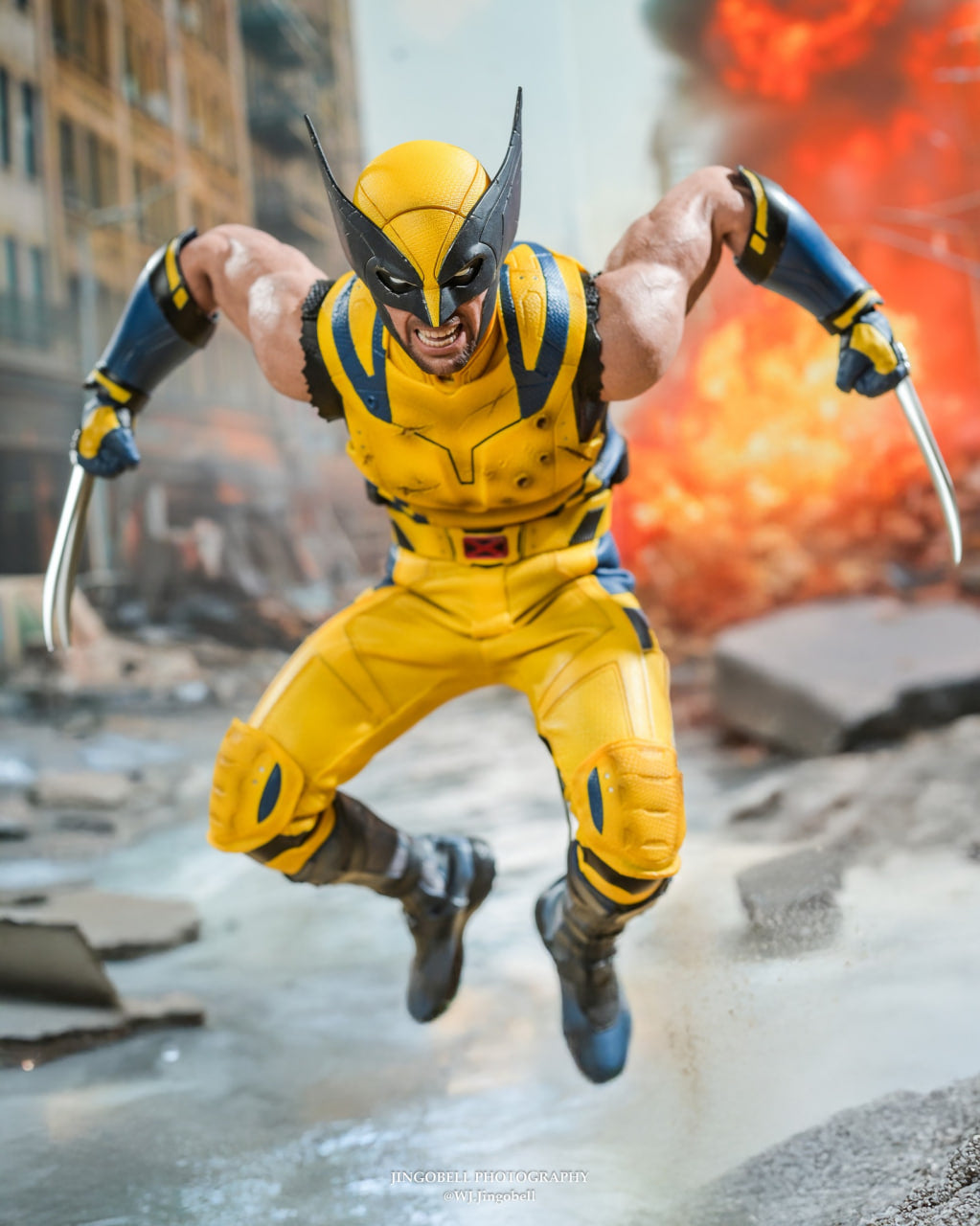 🔥Hot Toys MMS754 Deadpool and Wolverine - Wolverine 1/6 Scale Collectible Figure Deluxe Edition