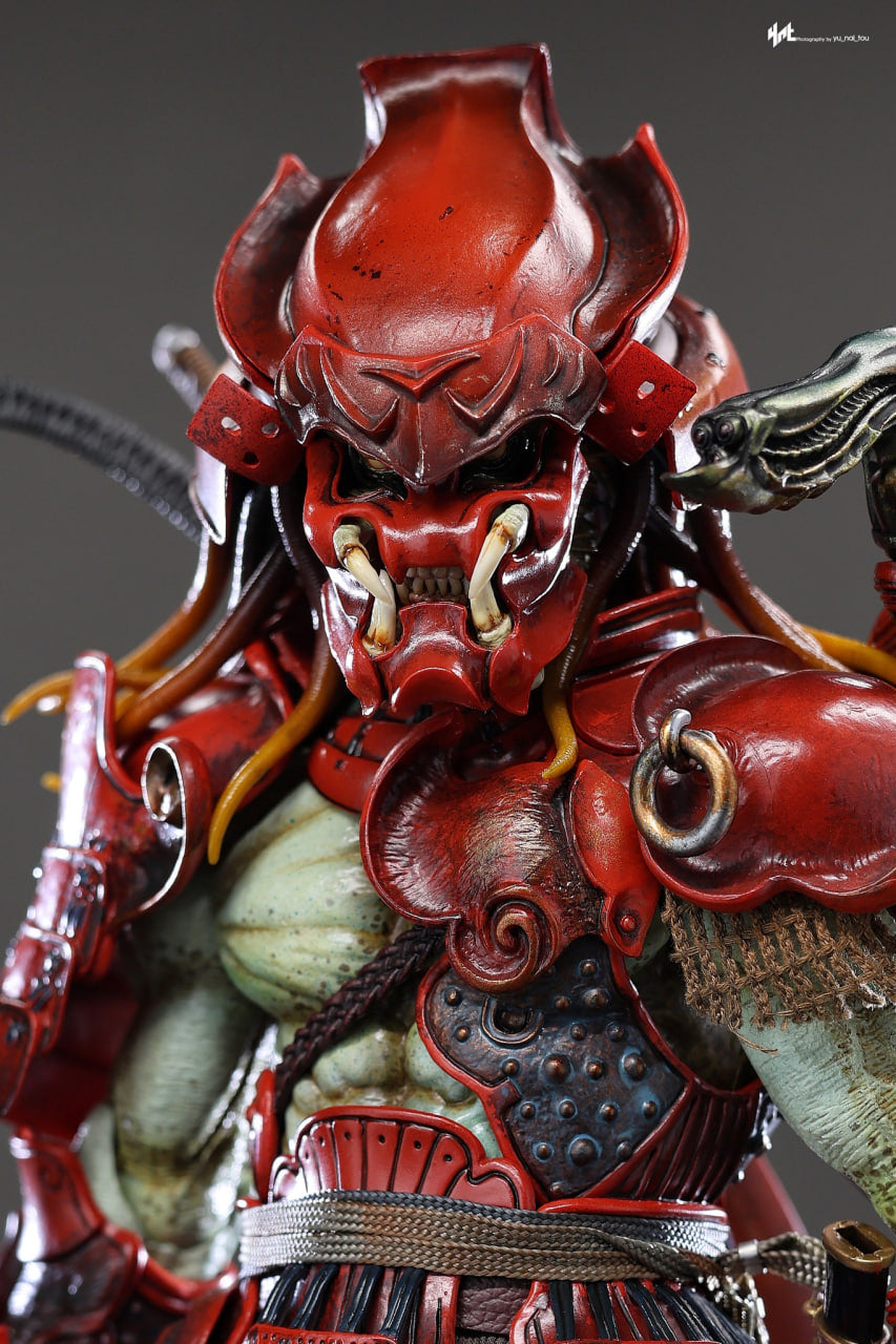 READY🔥Hot Toys AC06B Alien vs Predator 1/6th Scale Akaoni Samurai Predator Collectible Figure Special Edition