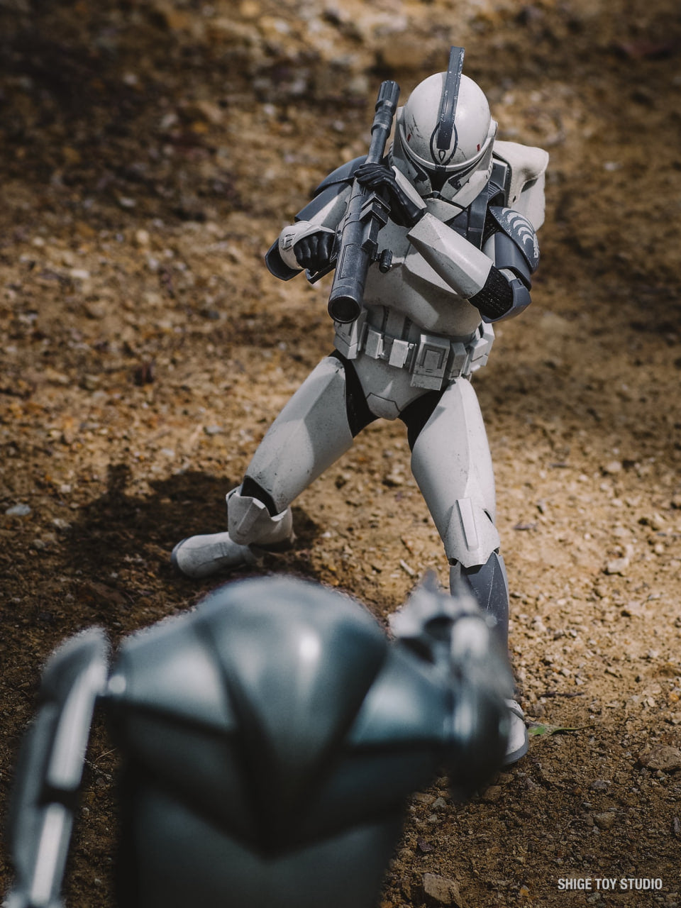 READY🔥Hot Toys TMS143 Star Wars: The Clone Wars 104th Battalion Wolfpack Clone Trooper (Deluxe Version)