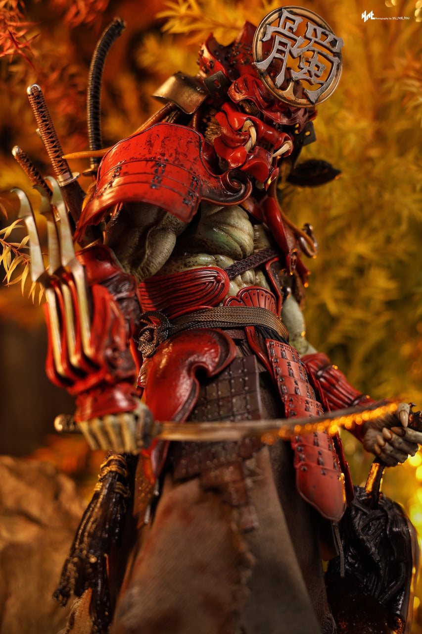 READY🔥Hot Toys AC06B Alien vs Predator 1/6th Scale Akaoni Samurai Predator Collectible Figure Special Edition