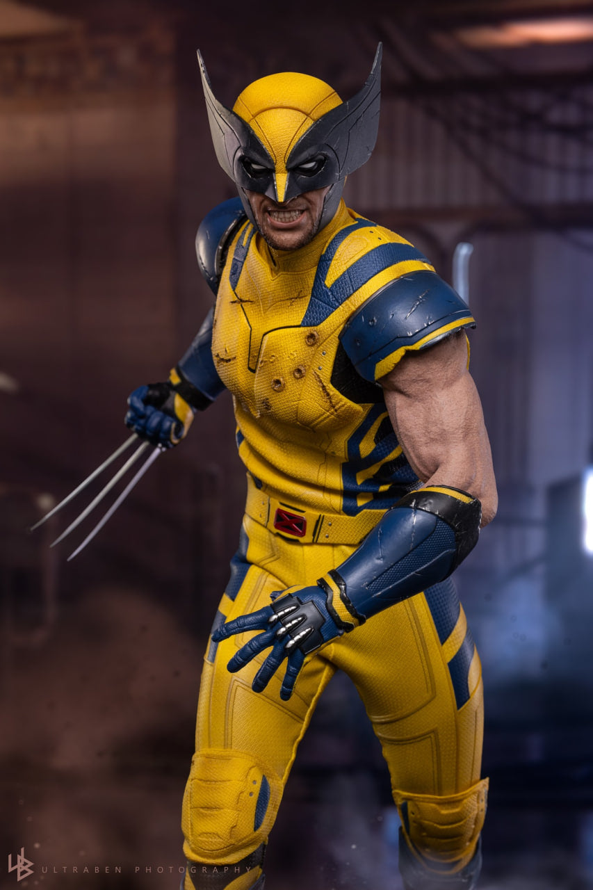 🔥Hot Toys MMS754 Deadpool and Wolverine - Wolverine 1/6 Scale Collectible Figure Deluxe Edition