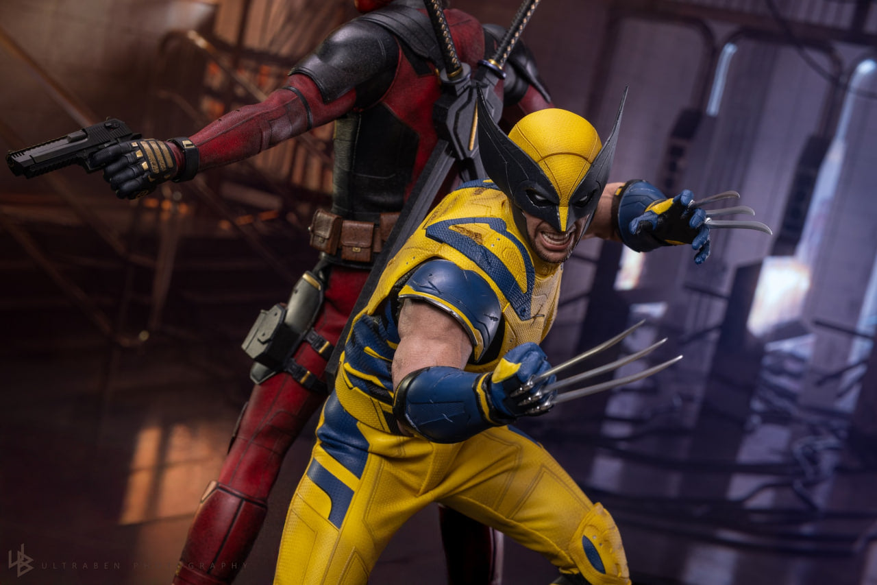 🔥Hot Toys MMS754 Deadpool and Wolverine - Wolverine 1/6 Scale Collectible Figure Deluxe Edition