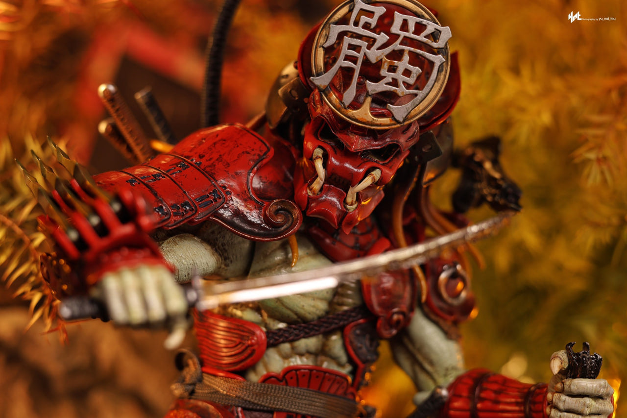 READY🔥Hot Toys AC06B Alien vs Predator 1/6th Scale Akaoni Samurai Predator Collectible Figure Special Edition