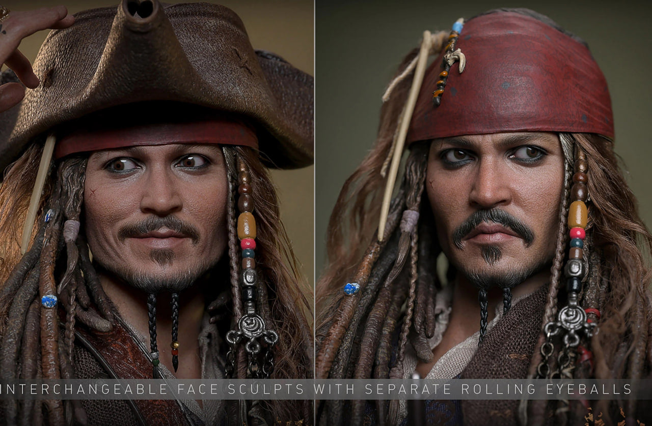 READY🔥Hot Toys DX37 PIRATES OF THE CARIBBEAN: Dead Men Tell No Tales 1/6 JACK SPARROW