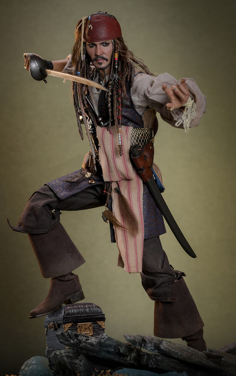 READY🔥Hot Toys DX38 PIRATES OF THE CARIBBEAN 1/6 JACK SPARROW DELUXE Version