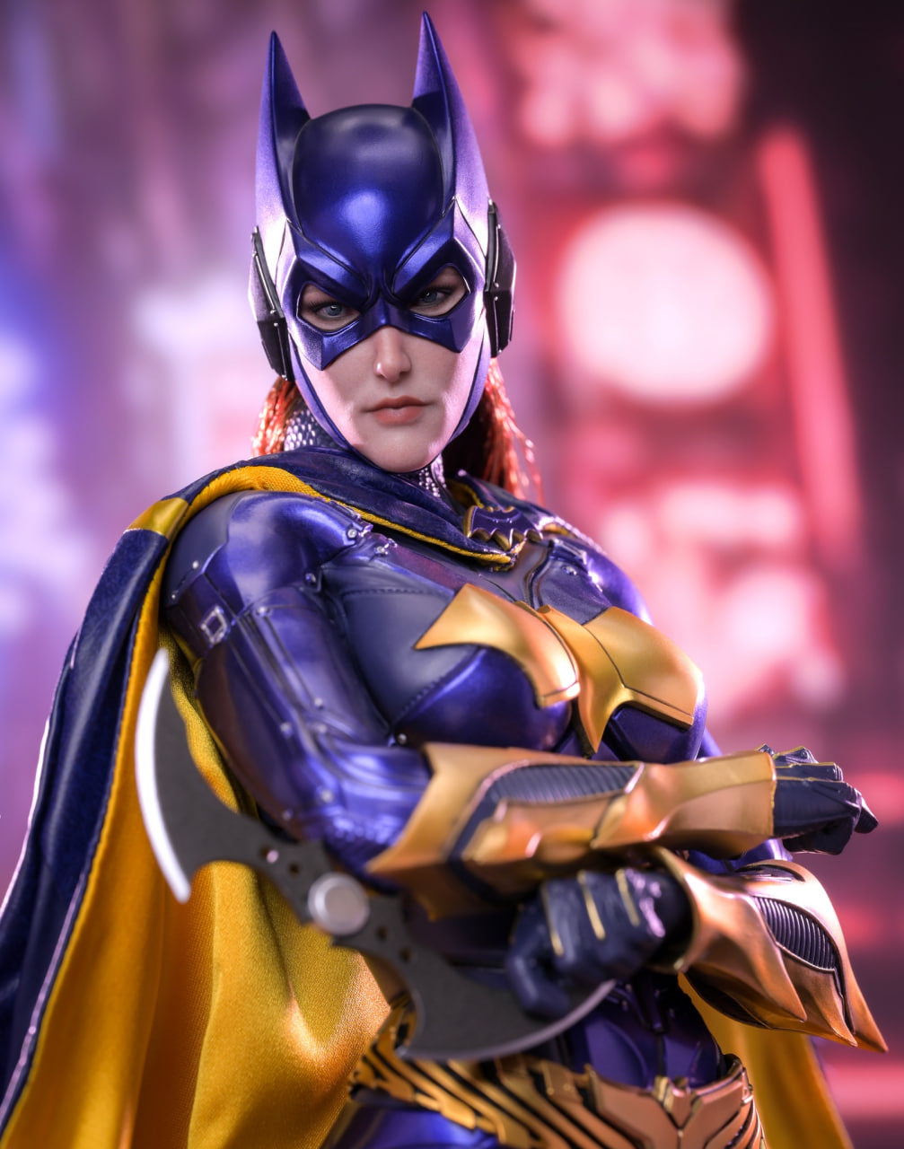 READY🔥Hot Toys VGM65 Batman Arkham Knight 1/6th scale Batgirl (Purple and Gold Version) Collectible Figure Exclusive Limited Edition