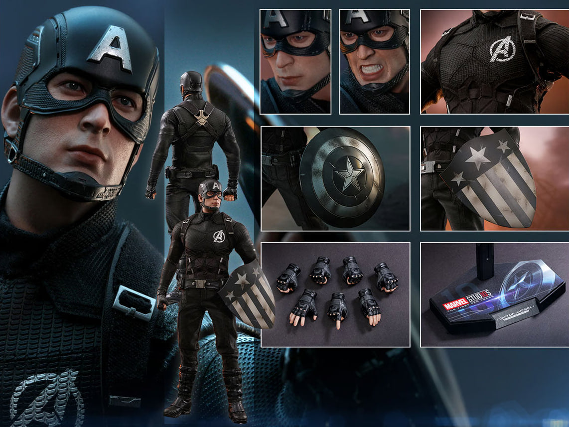 🔥Hot Toys MMS488 MARVEL STUDIOS 1/6 CAPTAIN AMERICA (CONCEPT ART VERSION)