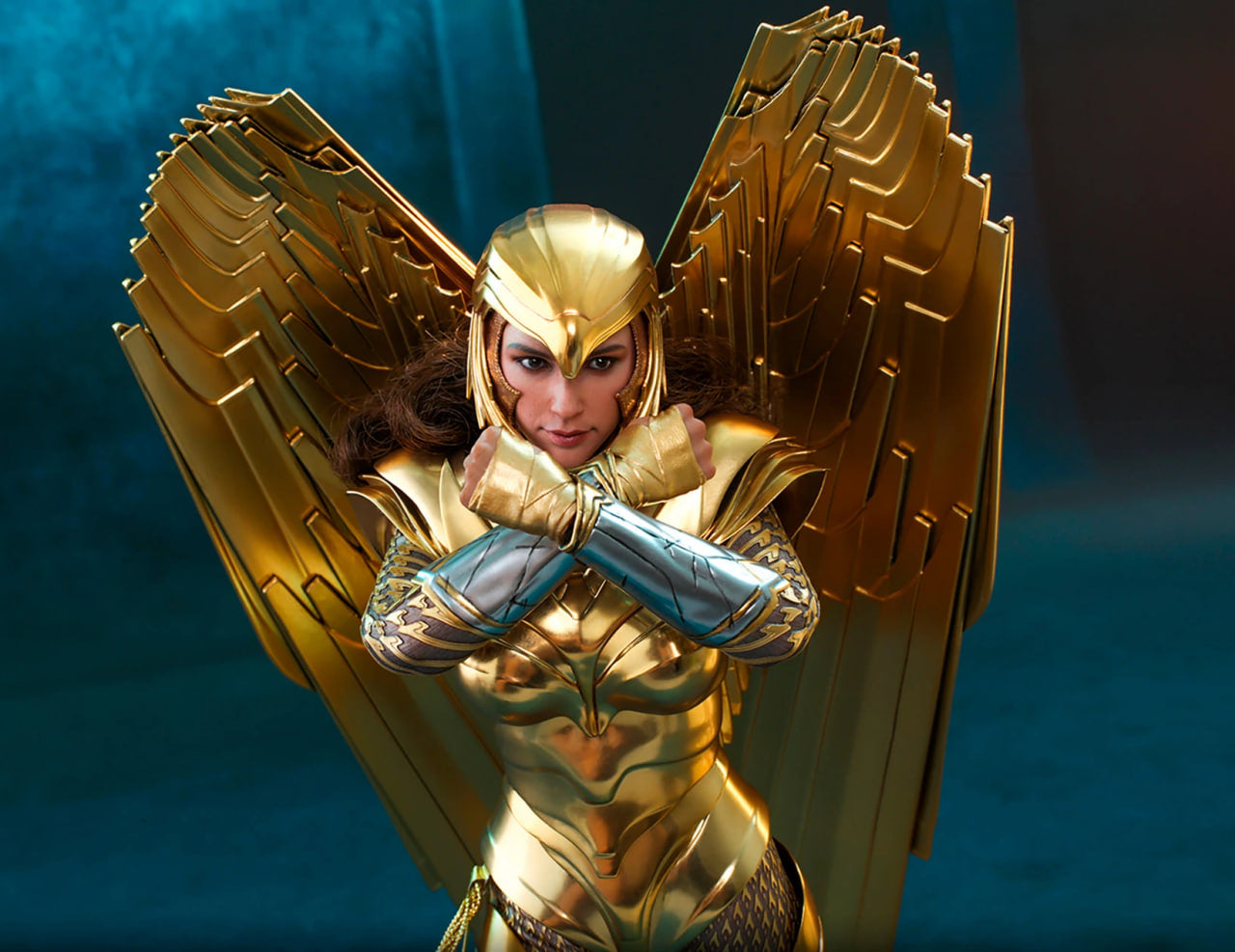 🔥Hot Toys MMS578 WONDER WOMAN 1984 1/6 GOLDEN ARMOR WONDER WOMAN DELUXE