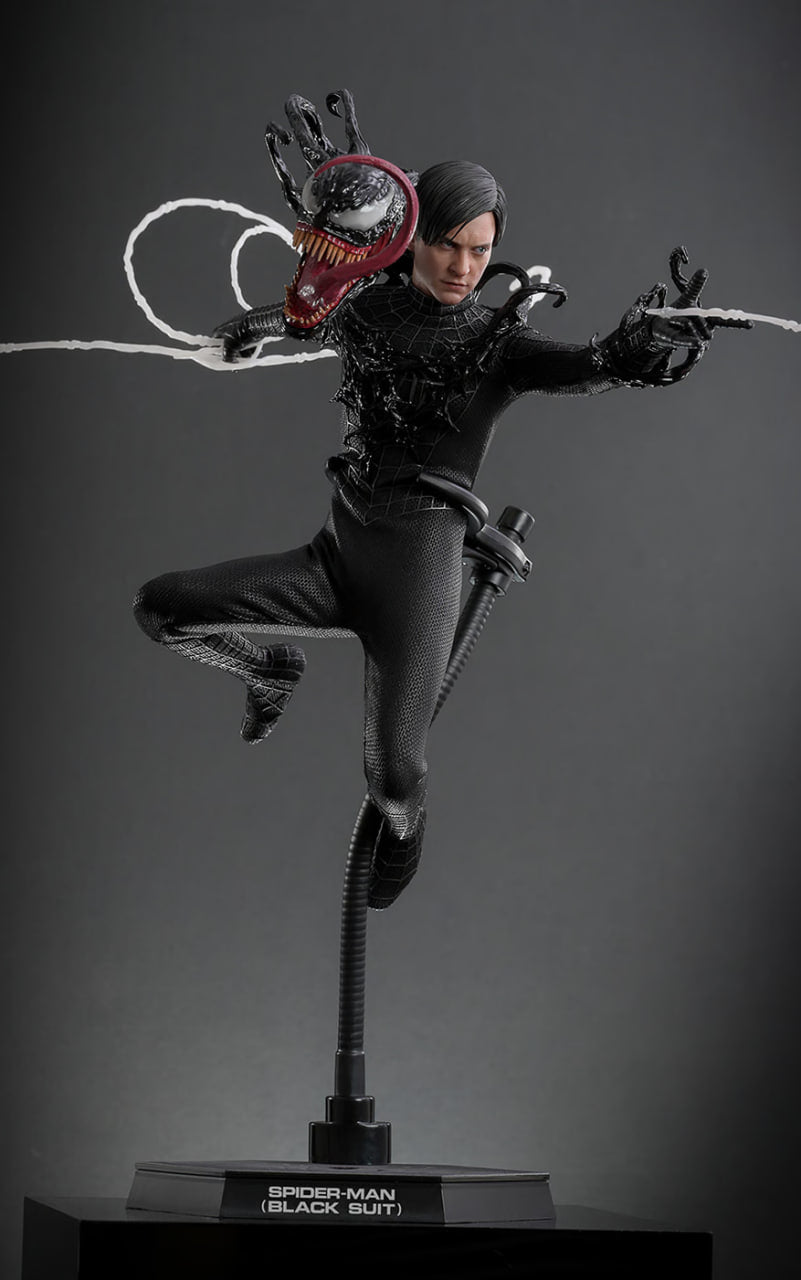 READY🔥Hot Toys MMS727B Spider-Man 3 Spiderman (Black Suit) Special Edition 1/6th Scale Collectible Figure