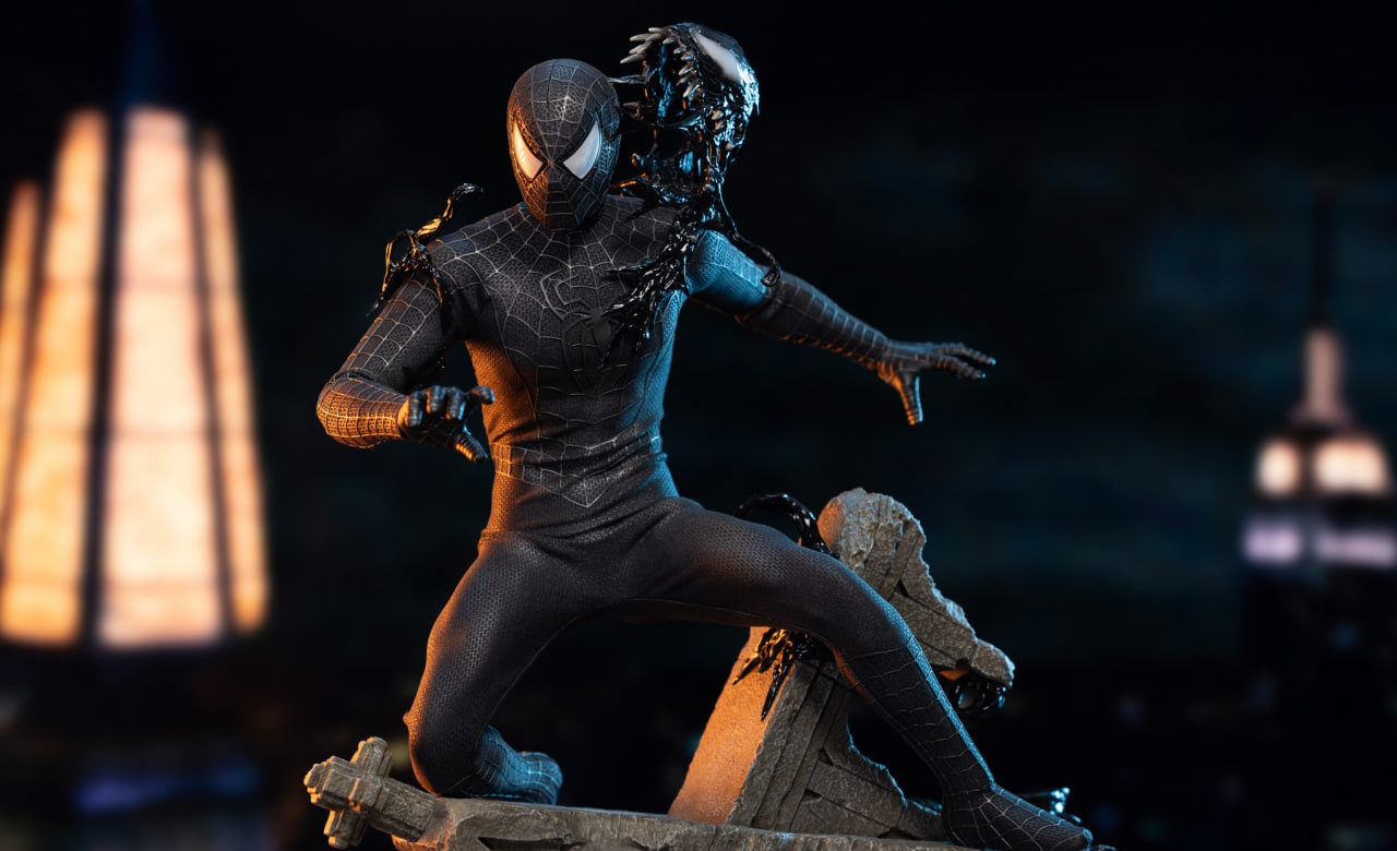 READY🔥Hot Toys MMS727B Spider-Man 3 Spiderman (Black Suit) Special Edition 1/6th Scale Collectible Figure