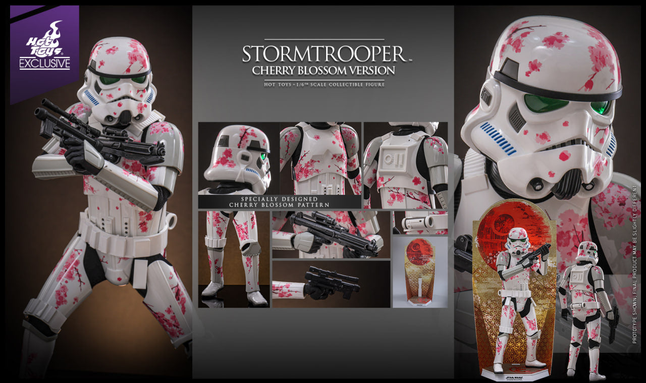 READY🔥Hot Toys MMS776 Star Wars 1/6th scale Stormtrooper (Cherry Blossom Version) Collectible Figure Regular Edition