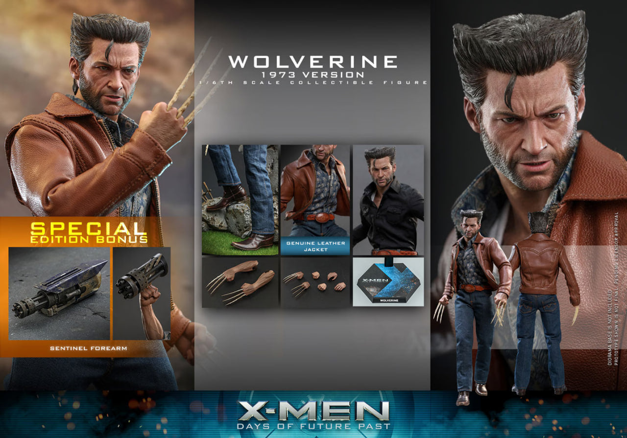 🔥Hot Toys MMS659b Wolverine (1973 Version) Collectible Figure (Regular) (Special)