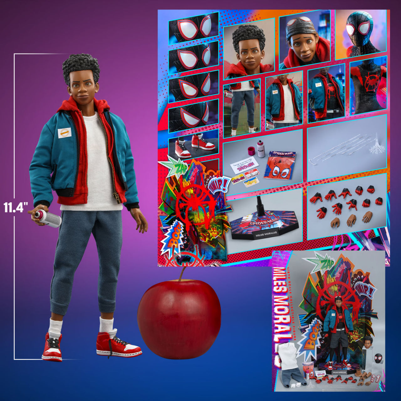 🔥Hot Toys MMS567 SPIDER-MAN: INTO THE SPIDER-VERSE 1/6 MILES MORALES