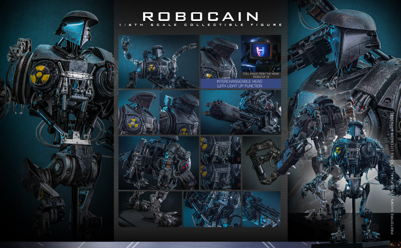 Preorder🔥Hot Toys MMS828B RoboCop 2 1/6th scale RoboCain Collectible Figure Special Edition