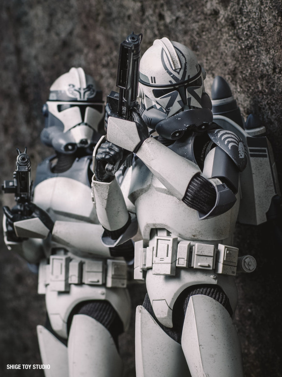 READY🔥Hot Toys TMS143 Star Wars: The Clone Wars 104th Battalion Wolfpack Clone Trooper (Deluxe Version)