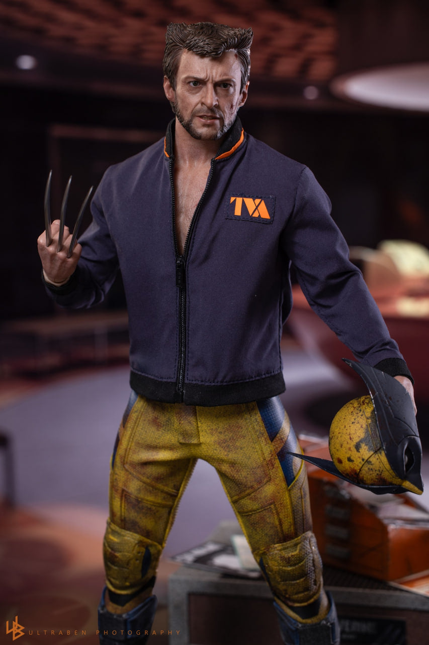 READY🔥Hot Toys MMS756 Marvel Deadpool and Wolverine Wolverine (Jacket Version) 1/6 Scale Collectible Figure