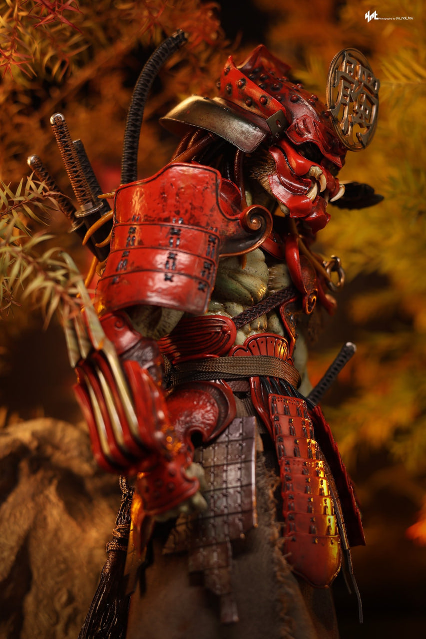 READY🔥Hot Toys AC06B Alien vs Predator 1/6th Scale Akaoni Samurai Predator Collectible Figure Special Edition