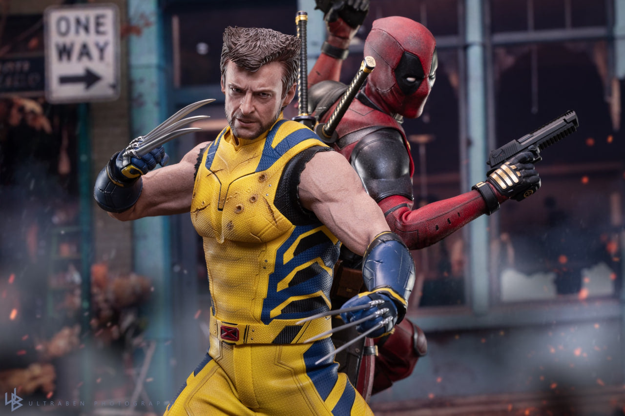 🔥Hot Toys MMS754 Deadpool and Wolverine - Wolverine 1/6 Scale Collectible Figure Deluxe Edition