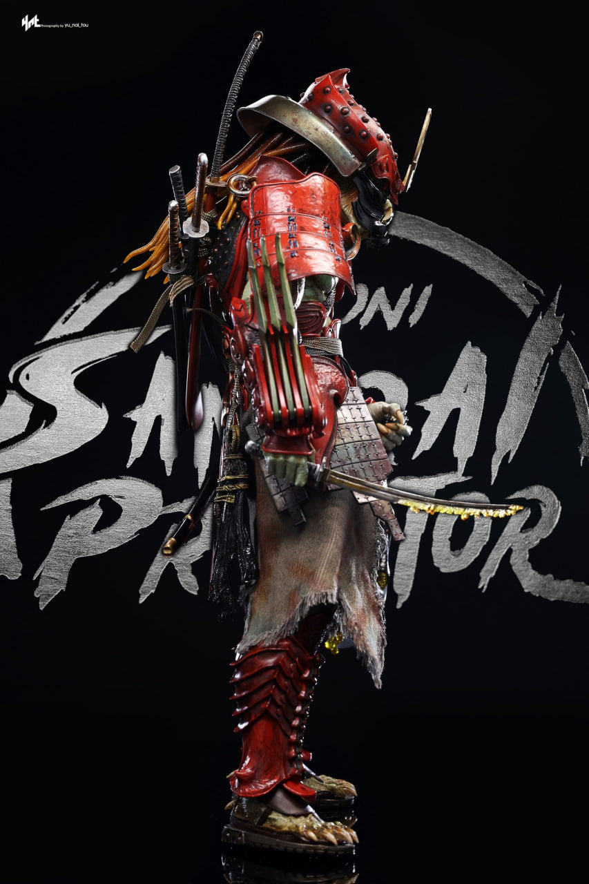 READY🔥Hot Toys AC06B Alien vs Predator 1/6th Scale Akaoni Samurai Predator Collectible Figure Special Edition
