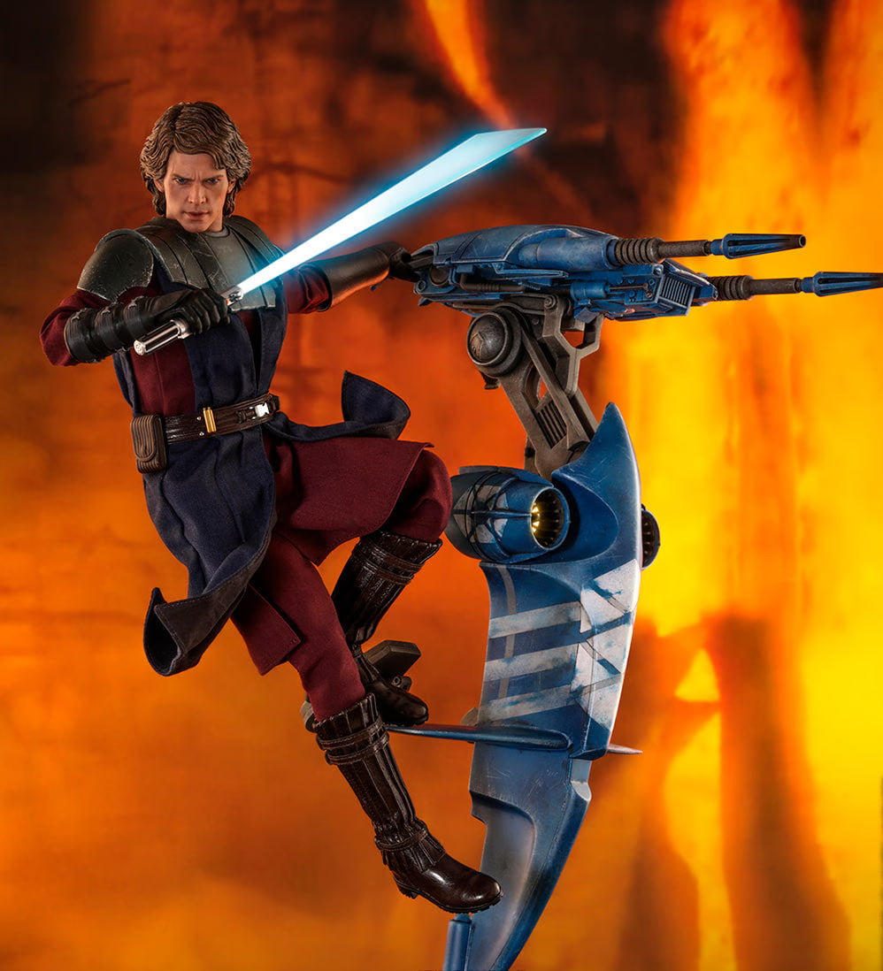 🔥Hot toys TMS020B Star Wars The Clone Wars Anakin Skywalker with the STAP Special Edition