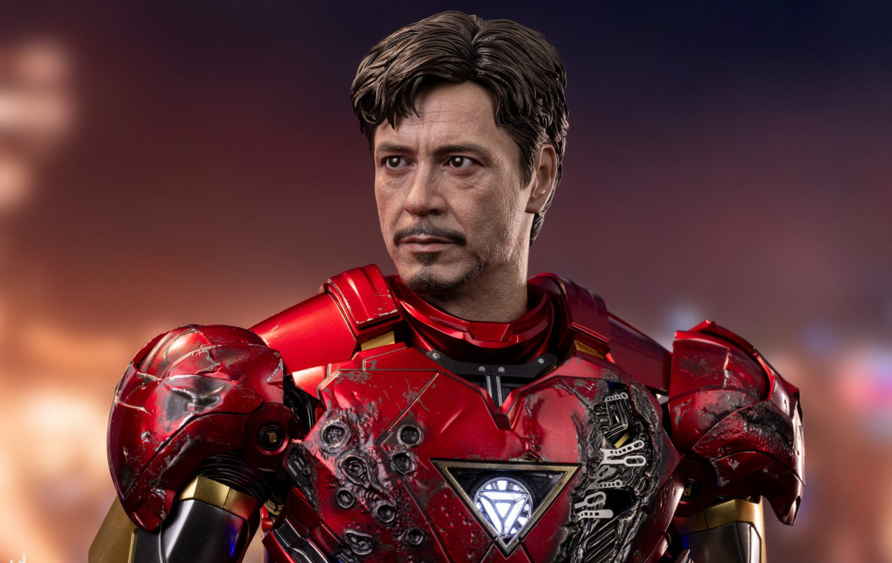READY🔥Hot Toys QS025 Iron Man 2 Iron Man Mark VI 1/4 Quarter Scale Collectible Figure