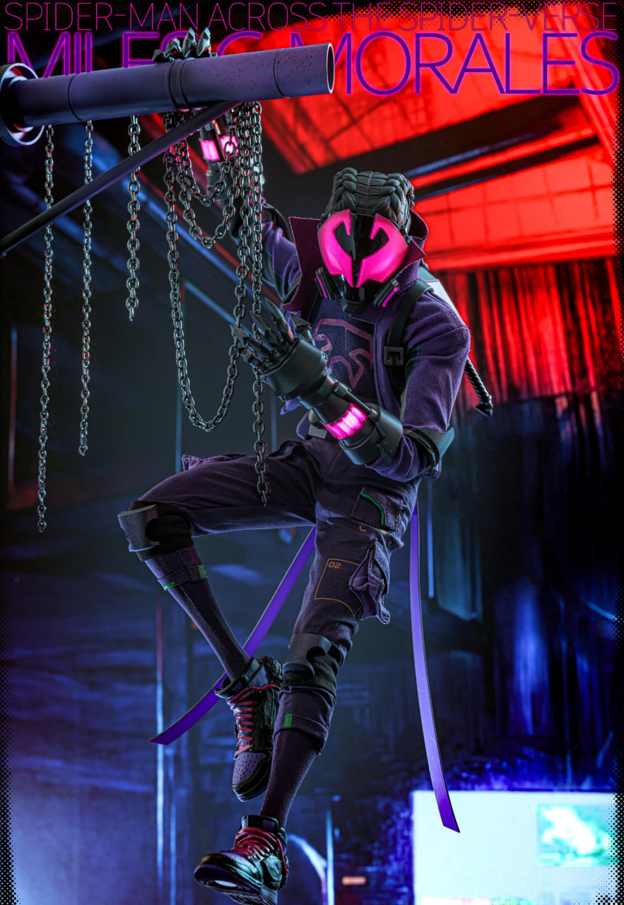 READY🔥Hot Toys MMS725B Spiderman Across the Spider-Verse Miles G. Morales 1/6 Scale Collectible Figure Special Edition