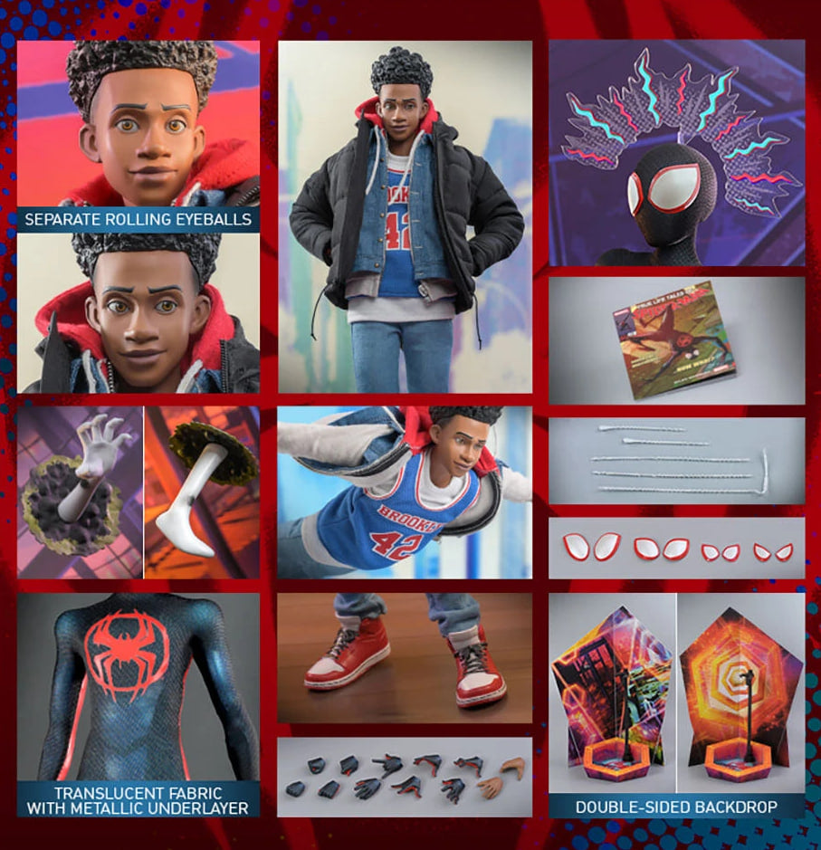 🔥Hot Toys MMS710 Spider-Man Across the Spider-Verse Miles Morales Collector Edition