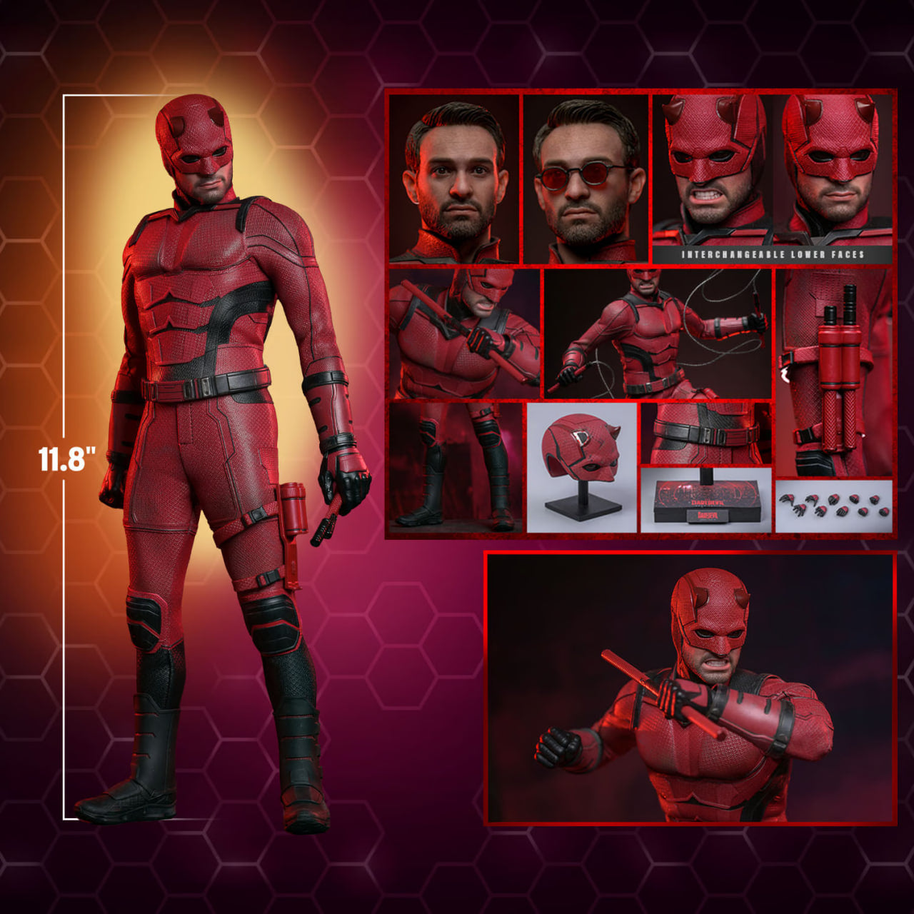 Preorderš„Hot Toys TMS154 Daredevil: Born Again 1/6th Scale Daredevil Collectible Figure