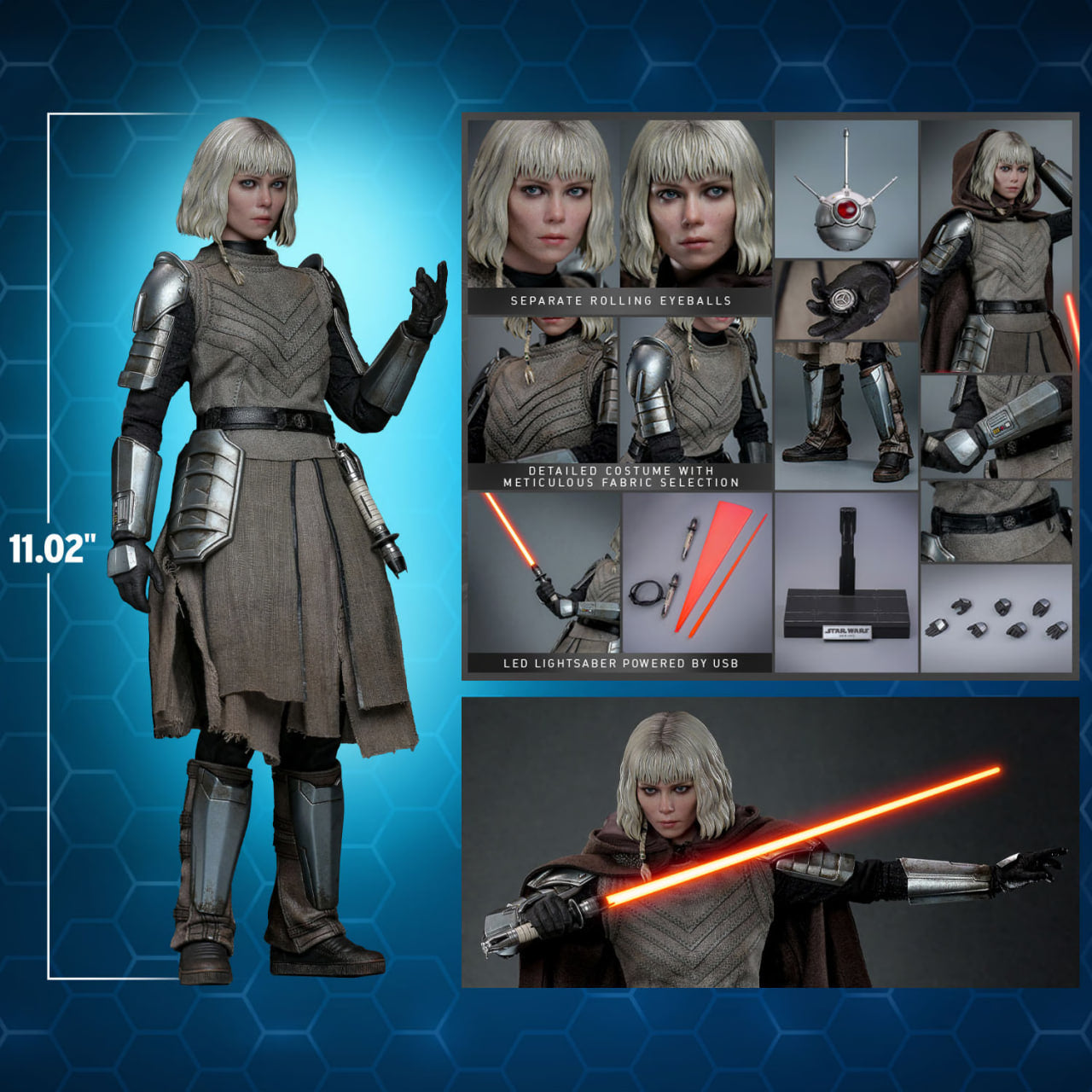 READY🔥Hot Toys TMS124 Star Wars Ahsoka Shin Hati 1/6 Scale Collectible Figure