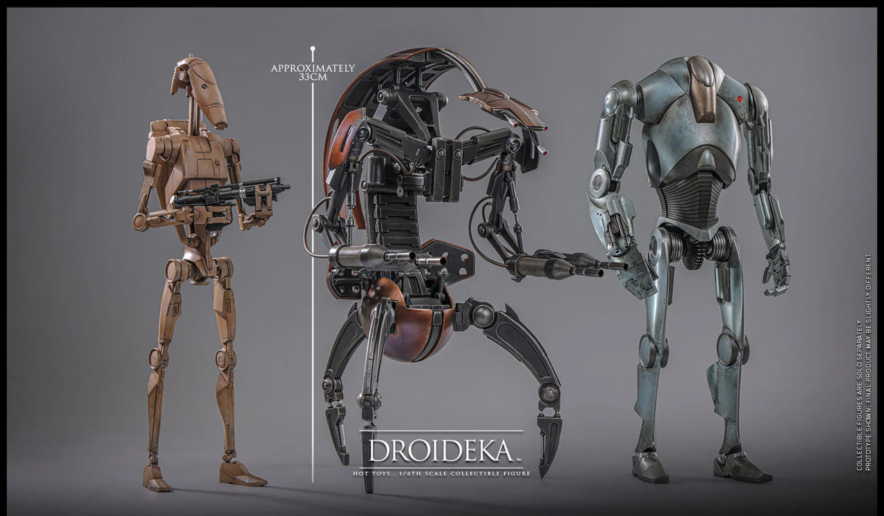 READY🔥Hot Toys MMS755 Star Wars The Phantom Menace Droideka 1/6 Scale Collectible Figure