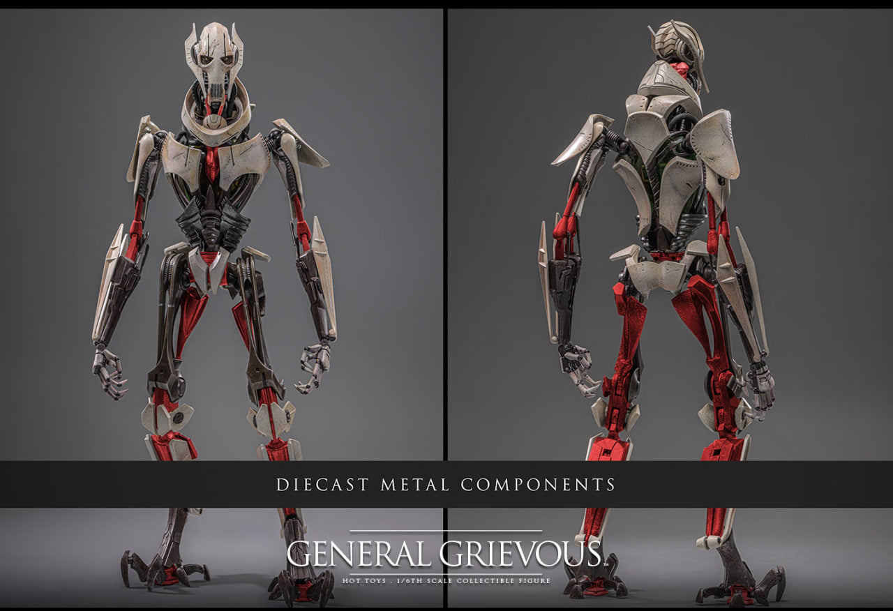 Preorder🔥Hot Toys MMS760D67 Star Wars Episode III Revenge of the Sith General Grievous 1/6 Scale Collectible Figure