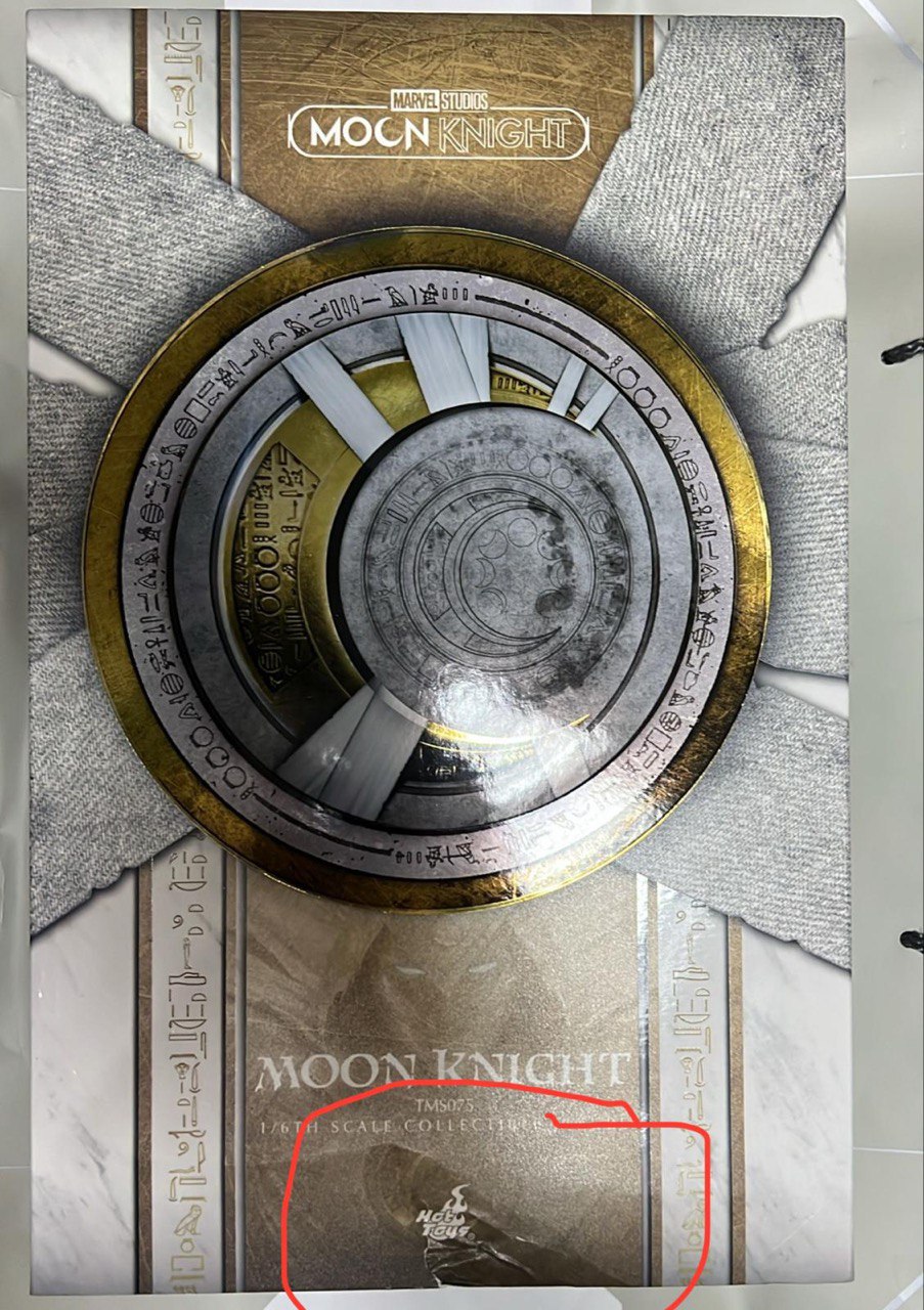 Poor Box🔥Hot Toys TMS075 Moonknight 1/6 Scale Collectibles Figure