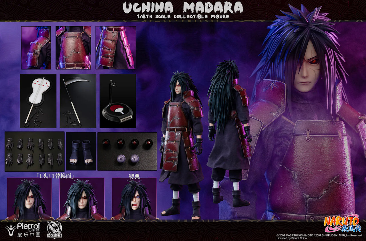 READY🔥Rocket Toys ROC005 Uchiha Madara 1/6 figure