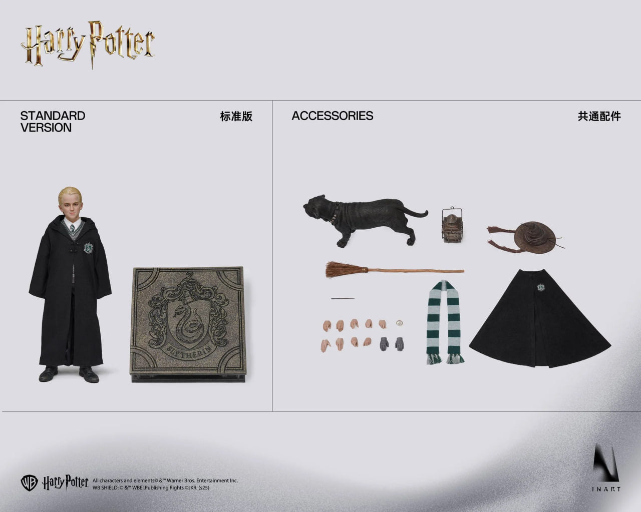 READY🔥INART Harry Potter and the Philosopher’s Stone Draco Malfoy 1/6 Collectible Figure Standard Edition Sculpted Hair