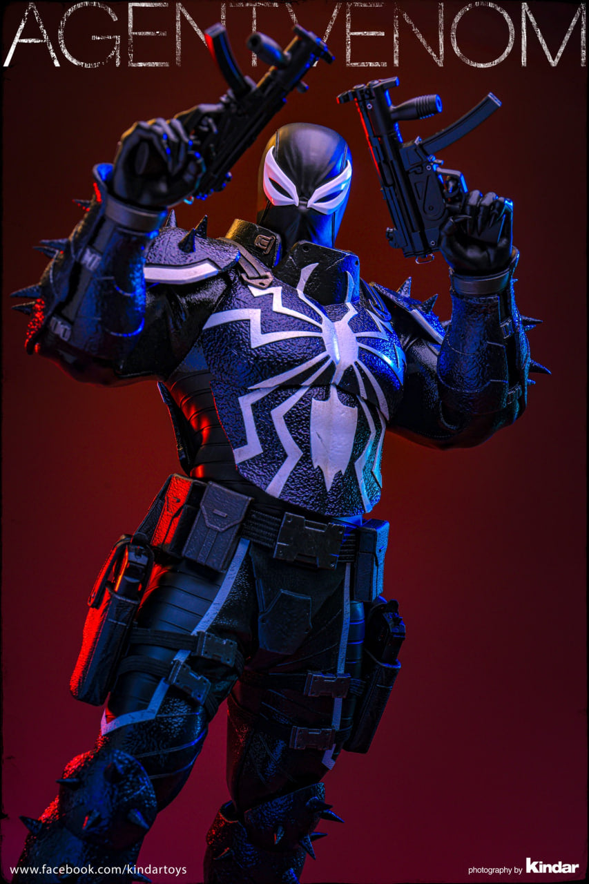 READY🔥Hot Toys CMS025 Marvel Comics 1/6th scale Agent Venom Collectible Figure