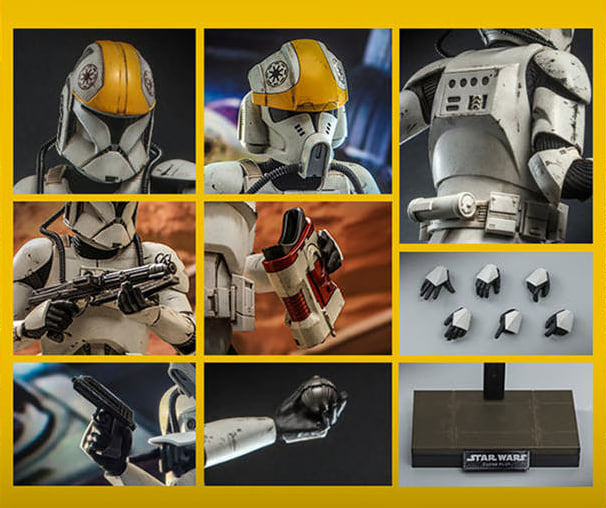 🔥Hot Toys MMS648 Star Wars Attack of the Clones Clone Pilot 1/6 Scale Collectible Figure