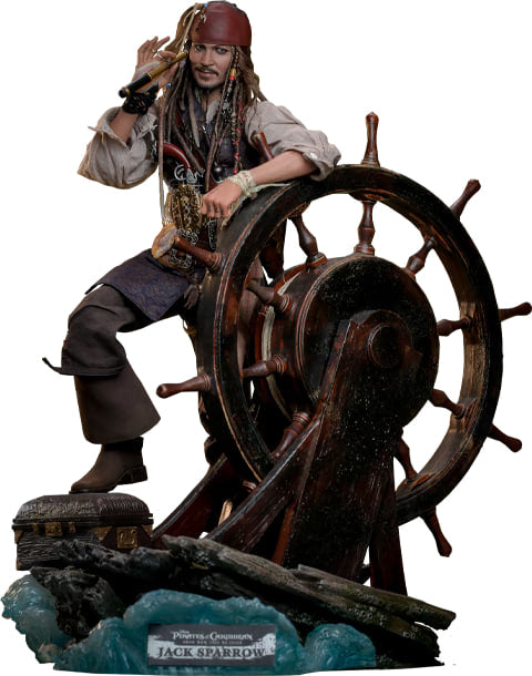 READY🔥Hot Toys DX38 PIRATES OF THE CARIBBEAN 1/6 JACK SPARROW DELUXE Version