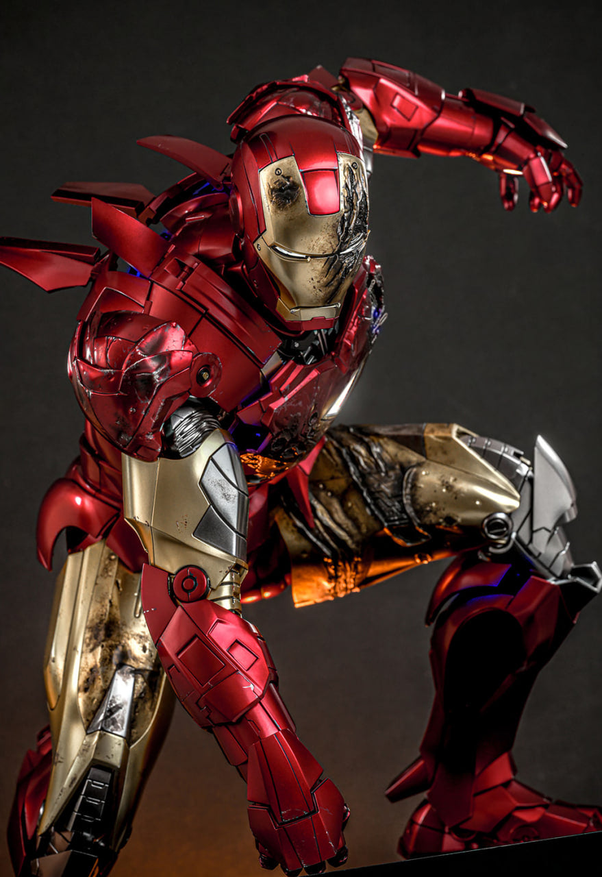 READY🔥Hot Toys QS025 Iron Man 2 Iron Man Mark VI 1/4 Quarter Scale Collectible Figure