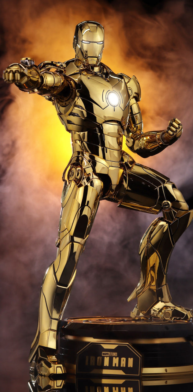 READY🔥Hot Toys MMS764D69 Iron Man Mark III (Golden Color Version) 1/6th scale Collectible Figure