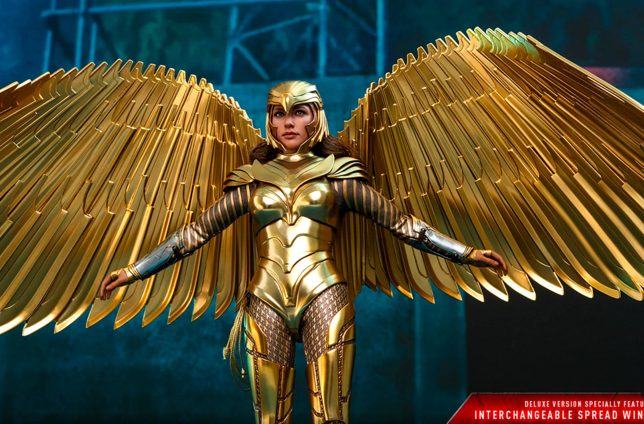 🔥Hot Toys MMS578 WONDER WOMAN 1984 1/6 GOLDEN ARMOR WONDER WOMAN DELUXE