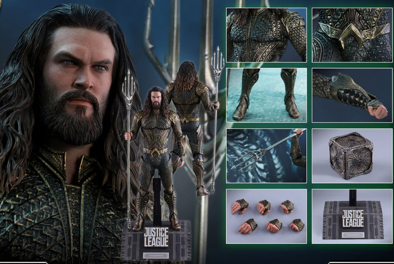 🔥Hot Toys MMS447 JUSTICE LEAGUE 1/6 AQUAMAN