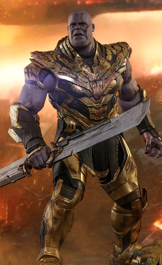 🔥Hot Toys MMS564 AVENGERS: ENDGAME 1/6 THANOS (BATTLE DAMAGED VERSION)