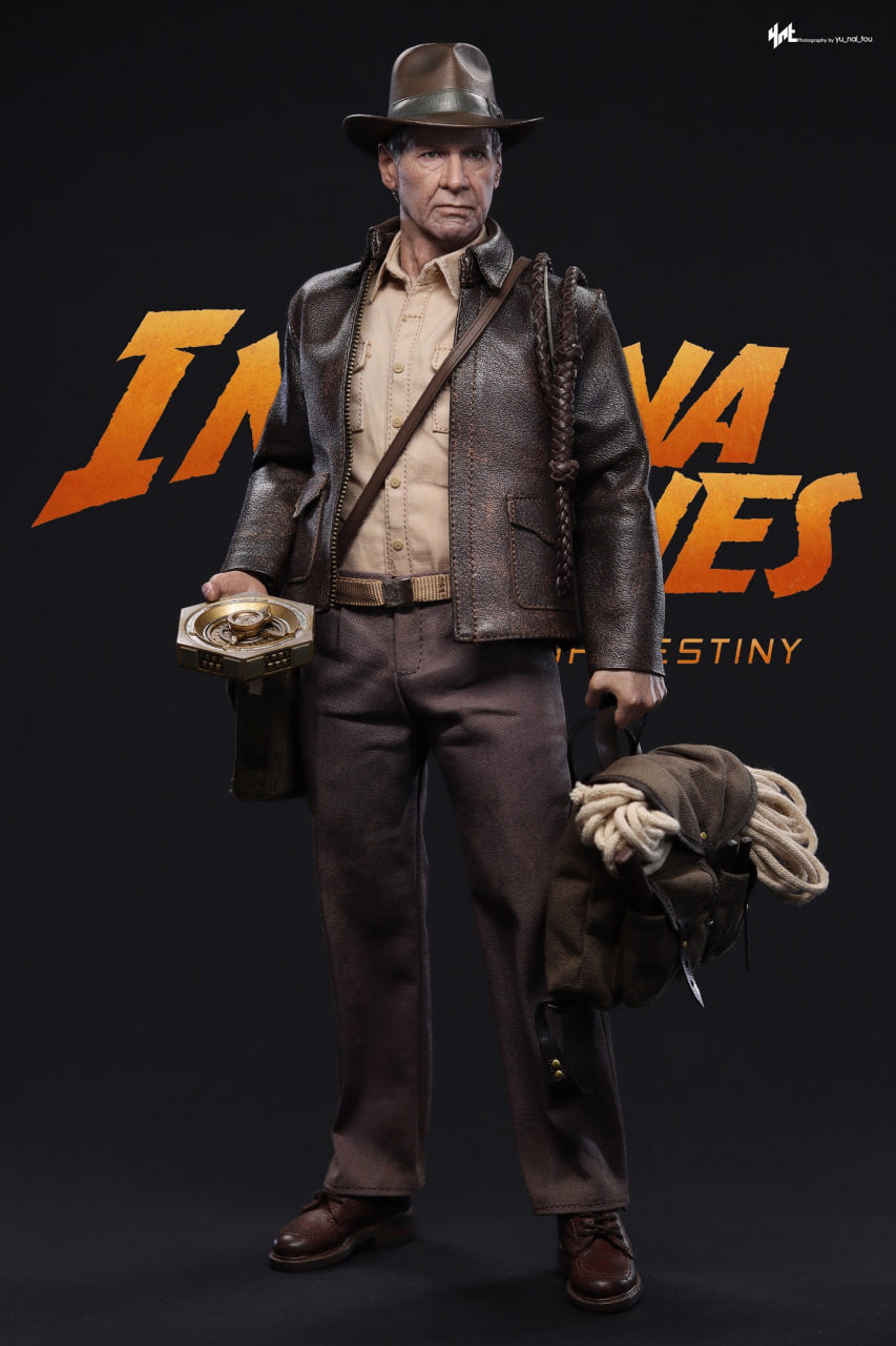 READY🔥Hot Toys MMS717 Indiana Jones and the Dial of Destiny – Indiana Jones (Deluxe Version)