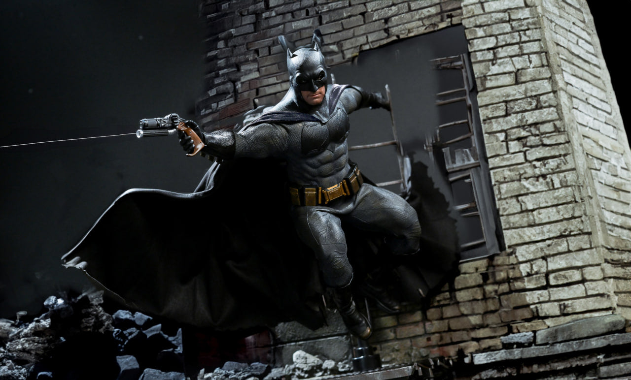 READY🔥Hot Toys MMS732 Batman v Superman: Dawn of Justice - 1/6th scale Batman (2.0) Collectible Figure (Deluxe Version)