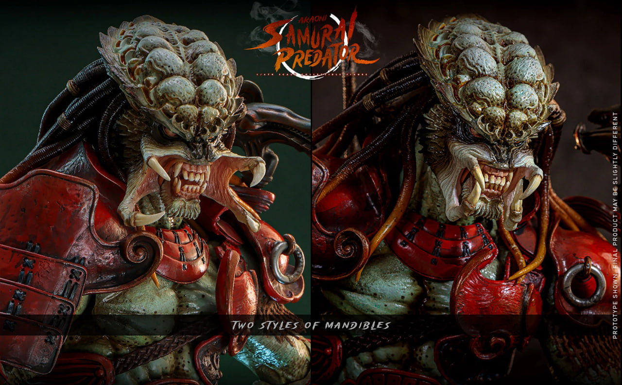 Preorder🔥Hot Toys AC06B Alien vs Predator 1/6th Scale Akaoni Samurai Predator Collectible Figure Special Edition